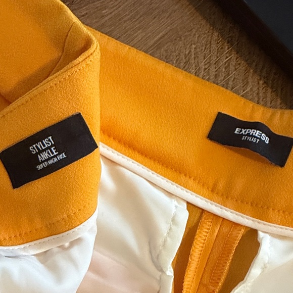 Express High Rise Ankle Pant - Picture 4 of 5